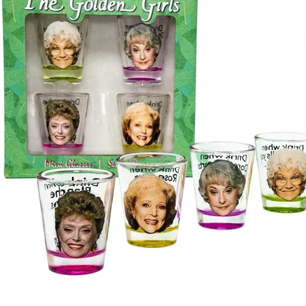 ABC Just Funky Goden Girls Mini Glass Set - Multicolor